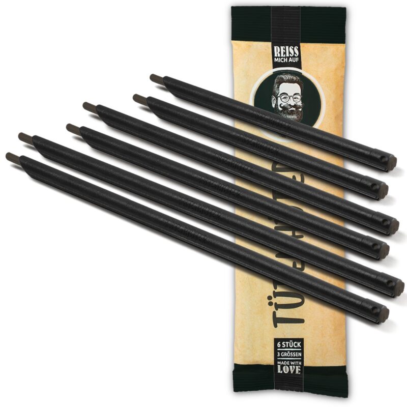 TÜTENHÜTER - 6er Set SCHWARZ
