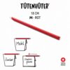 TÜTENHÜTER 18 cm - M - ROT OFFENVERKAUF