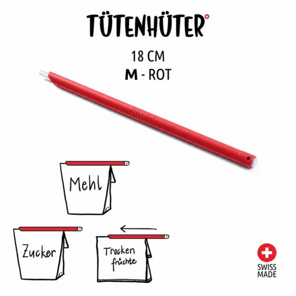 TÜTENHÜTER 18 cm - M - ROT OFFENVERKAUF