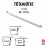 TÜTENHÜTER 18 cm -  M - WEISS OFFENVERKAUF